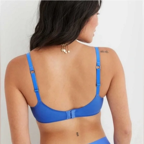 NWT Aerie Smoothez Unlined Mesh Bra - Picture 2 of 6